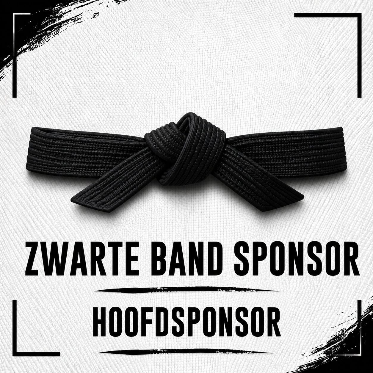 Zwarte band – €1500+ (Hoofdsponsor)